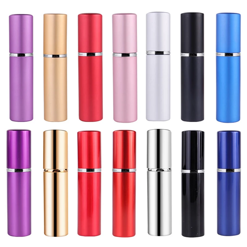 Perfume Fragrance Ingredients - 5/10PCS 5ML Aluminum Refillable Perfume Bottle