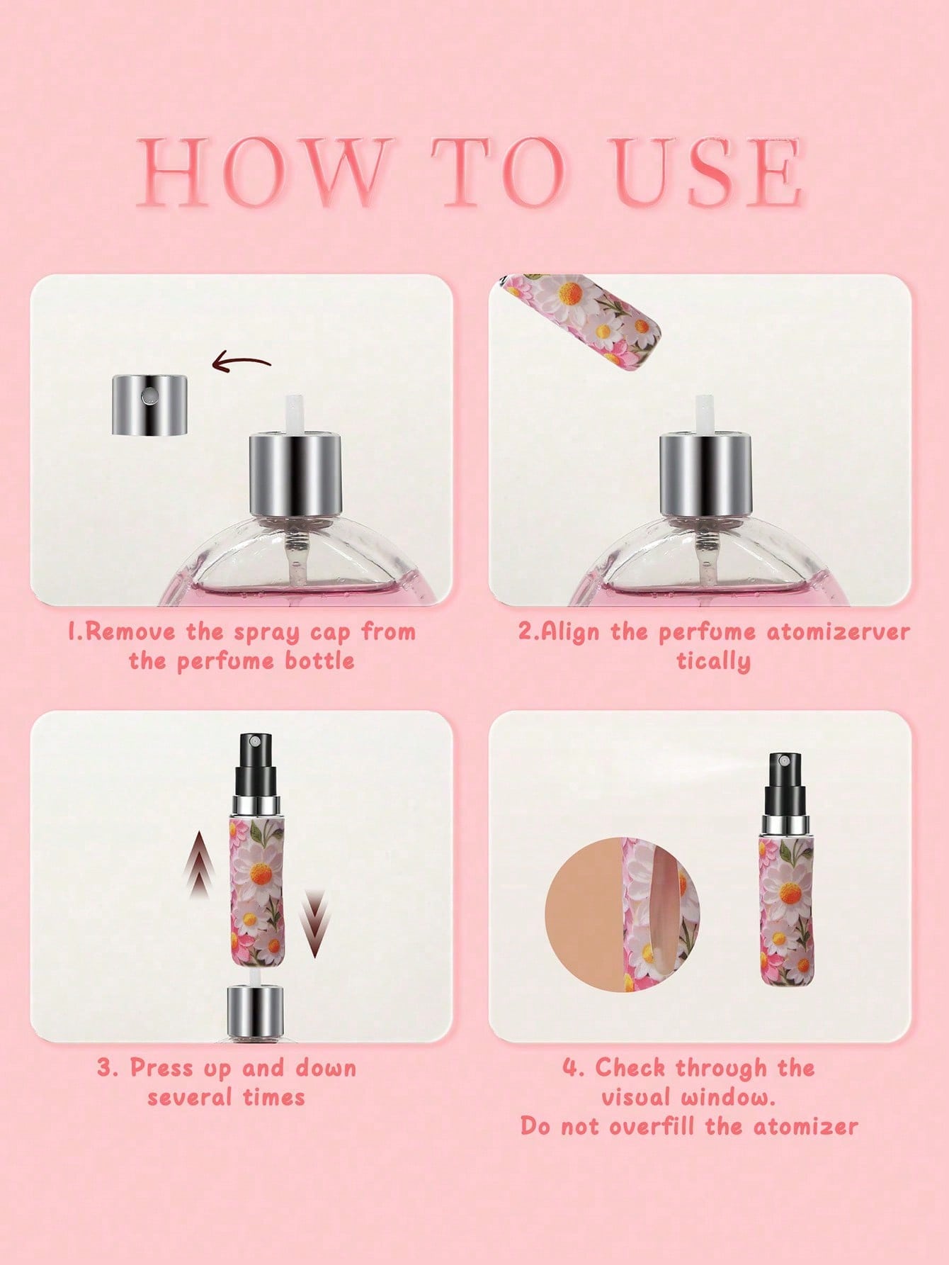 1/2pcs Butterfly Patterned Por - Perfume Decant Sample review and price