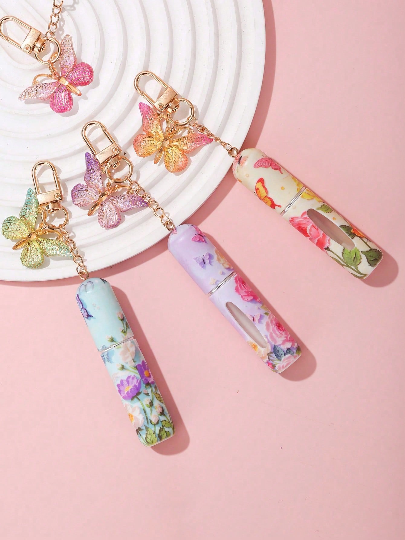 1/2pcs Butterfly Patterned Por - Perfume Decant Sample review and price
