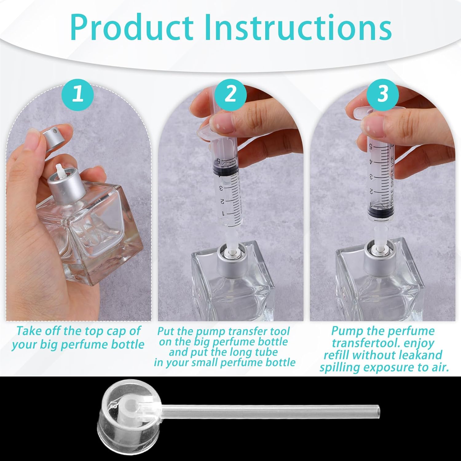 40Pcs/8Pcs Perfume Refill Pump - Perfume Decant Sample review and price