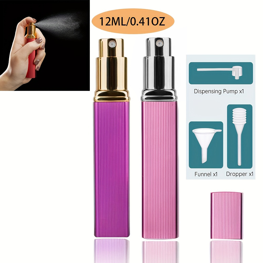 2-Piece Set, 12ml Refillable P - Perfume Fragrance Ingredients review and price