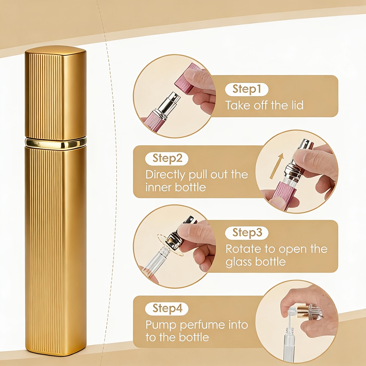 2-Piece Set, 12ml Refillable P - Perfume Fragrance Ingredients review and price